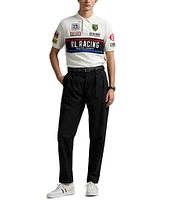 Polo Ralph Lauren Classic Fit Mesh Multi Racing Graphic Short Sleeve Polo Shirt