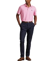 Polo Ralph Lauren Classic Fit Mini Print Performance Stretch Short Sleeve Polo Shirt