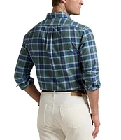 Polo Ralph Lauren Classic Fit Multi Plaid Oxford Long Sleeve Woven Shirt