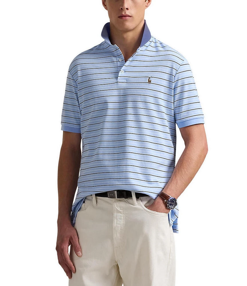 Polo Ralph Lauren Classic Fit Multi Stripe Soft Cotton Short Sleeve Polo Shirt