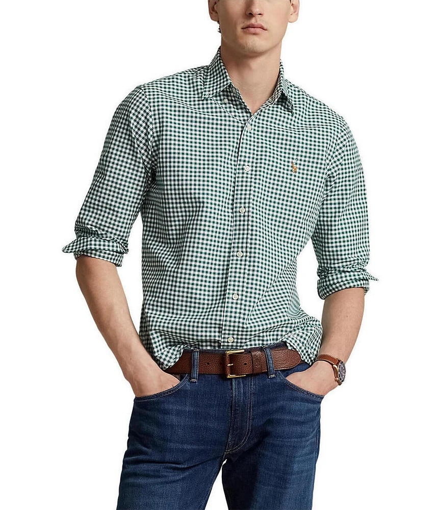 Polo Ralph Lauren Classic Fit Oxford Pine Long Sleeve Woven Shirt