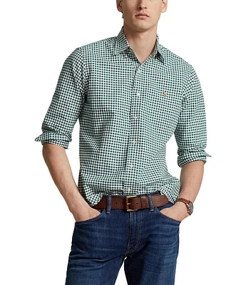 Polo Ralph Lauren Classic Fit Oxford Pine Long Sleeve Woven Shirt