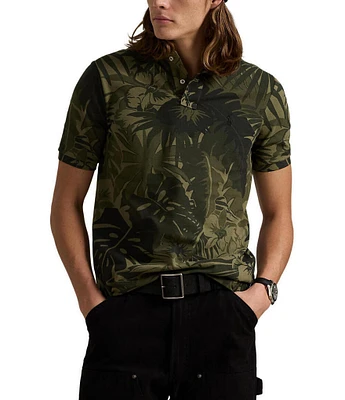 Polo Ralph Lauren Classic Fit Palm-Camo Mesh Short Sleeve Polo Shirt