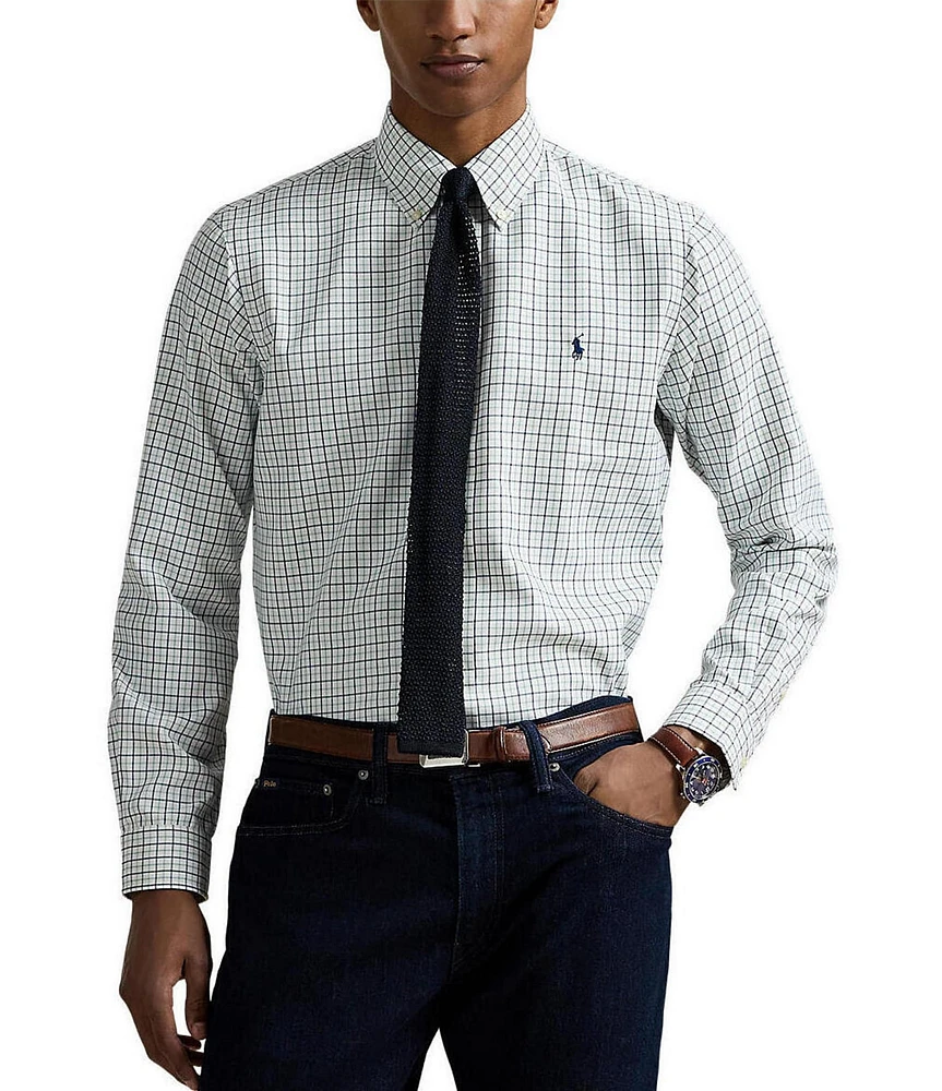 Polo Ralph Lauren Classic Fit Performance Stretch Oxford Long Sleeve Woven Shirt