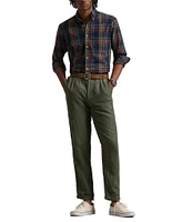 Polo Ralph Lauren Classic Fit Performance Stretch Plaid Madras Long Sleeve Woven Shirt