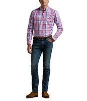 Polo Ralph Lauren Classic-Fit Performance Stretch Plaid Oxford Long Sleeve Woven Shirt