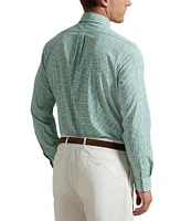 Polo Ralph Lauren Classic Fit Performance Stretch Twill Plaid Long Sleeve Woven Shirt