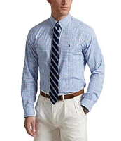 Polo Ralph Lauren Classic Fit Performance Stretch Twill Plaid Long Sleeve Woven Shirt