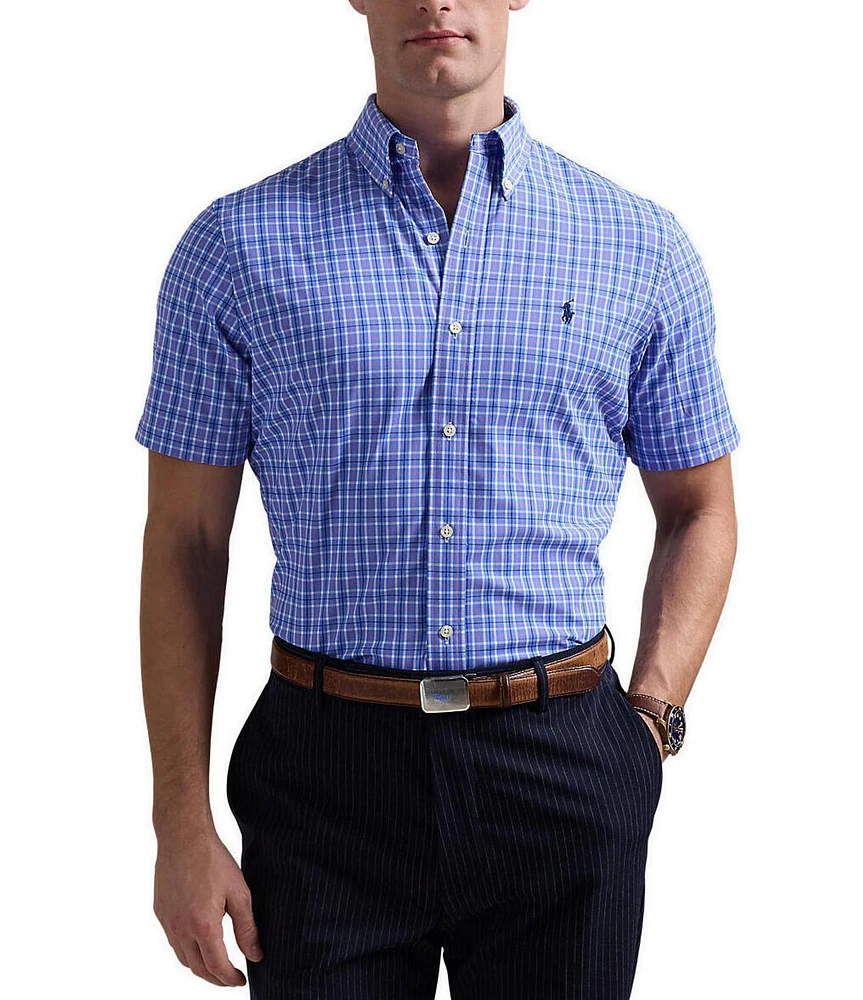 Polo Ralph Lauren Classic Fit Performance Stretch Twill Short Sleeve Woven Shirt