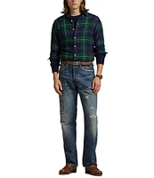 Polo Ralph Lauren Classic Fit Plaid Double-Faced Long Sleeve Woven Shirt