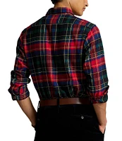 Polo Ralph Lauren Classic Fit Plaid Flannel Long Sleeve Workshirt