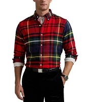 Polo Ralph Lauren Classic-Fit Plaid Flannel Long Sleeve Woven Shirt