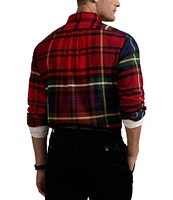 Polo Ralph Lauren Classic-Fit Plaid Flannel Long Sleeve Woven Shirt