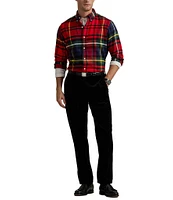 Polo Ralph Lauren Classic-Fit Plaid Flannel Long Sleeve Woven Shirt