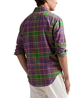 Polo Ralph Lauren Classic Fit Plaid Oxford Long Sleeve Workshirt