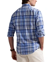 Polo Ralph Lauren Classic Fit Multi Plaid Oxford Long Sleeve Woven Shirt