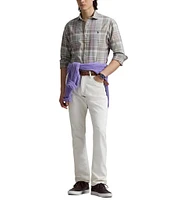 Polo Ralph Lauren Classic Fit Soft Plaid Oxford Long Sleeve Woven Shirt