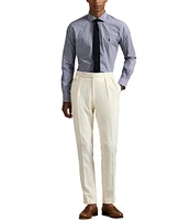 Polo Ralph Lauren Classic Fit Subtle Plaid Stretch Poplin Long Sleeve Woven Shirt
