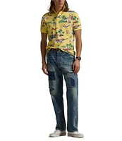 Polo Ralph Lauren Classic Fit Polo Bear Print Short Sleeve Polo Shirt