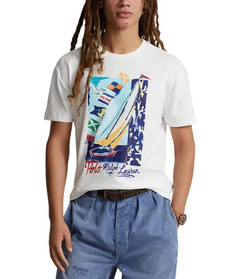 Polo Ralph Lauren Classic Fit Sailboat Jersey Short Sleeve T-Shirt