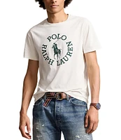 Polo Ralph Lauren Classic Fit Short Sleeve Big Pony Logo Jersey Graphic T-Shirt