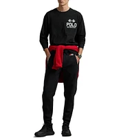 Polo Ralph Lauren Classic Fit Slub Jersey Motorsport Graphic Long Sleeve T-Shirt