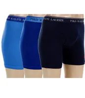 Polo Ralph Lauren Classic Fit Solid Boxer Briefs 3-Pack