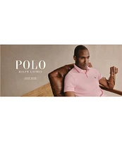 Polo Ralph Lauren Classic Fit Solid Cotton Mesh Polo Shirt