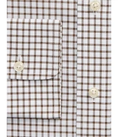 Polo Ralph Lauren Classic Fit Spread Collar Checked Poplin Dress Shirt