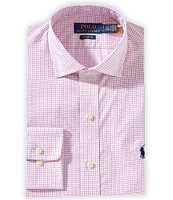 Polo Ralph Lauren Classic Fit Spread Collar Tattersall Purepress Poplin Shirt