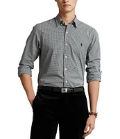 Polo Ralph Lauren Classic-Fit Stretch Checked Poplin Long Sleeve Woven Shirt