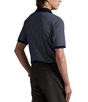 Polo Ralph Lauren Classic Fit Stretch Mesh Mallet Print Short Sleeve Polo Shirt