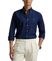 Polo Ralph Lauren Classic Fit Stretch Poplin Long Sleeve Woven Shirt