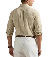 Polo Ralph Lauren Classic-Fit Stretch Stripe Poplin Long Sleeve Woven Shirt