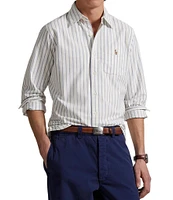 Polo Ralph Lauren Classic Fit Stripe Oxford Long Sleeve Woven Shirt