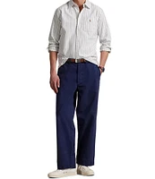 Polo Ralph Lauren Classic Fit Stripe Oxford Long Sleeve Woven Shirt