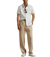 Polo Ralph Lauren Classic Fit Stripe Oxford Short Sleeve Woven Shirt