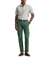 Polo Ralph Lauren Classic Fit Striped Tipped Stretch Mesh Short Sleeve Polo Shirt