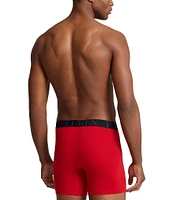 Polo Ralph Lauren Classic Fit Striped & Solid Boxer Briefs 3-Pack