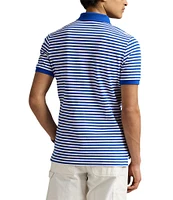 Polo Ralph Lauren Classic Fit Striped Mesh Short Sleeve Polo Shirt