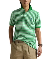 Polo Ralph Lauren Classic Fit Striped Mesh Short Sleeve Polo Shirt