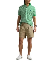 Polo Ralph Lauren Classic Fit Striped Mesh Short Sleeve Polo Shirt