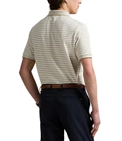 Polo Ralph Lauren Classic Fit Striped Oxford Mesh Short Sleeve Polo Shirt