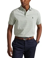 Polo Ralph Lauren Classic Fit Striped Oxford Mesh Short Sleeve Polo Shirt