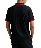 Polo Ralph Lauren Classic Fit Striped Soft Cotton Short Sleeve Racing Polo Shirt