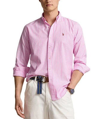 Polo Ralph Lauren Classic Fit Striped Stretch Long Sleeve Woven Shirt