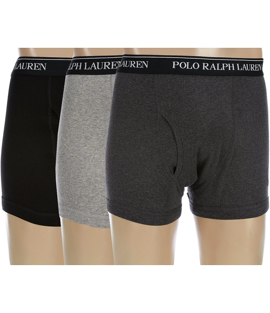 Polo Ralph Lauren Classic Fit Assorted Boxer Briefs 3-Pack