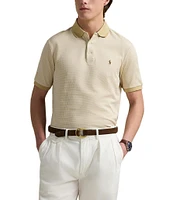 Polo Ralph Lauren Classic Houndstooth Jersey Short Sleeve Polo Shirt