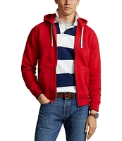 Polo Ralph Lauren Classic Solid Full Front Zip Fleece Hoodie