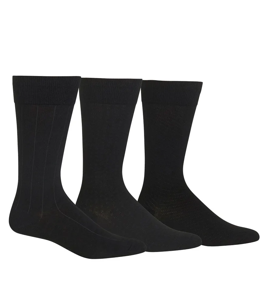 Polo Ralph Lauren Combed-Cotton Dress Socks 3-Pack